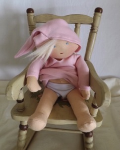 Handmade baby doll